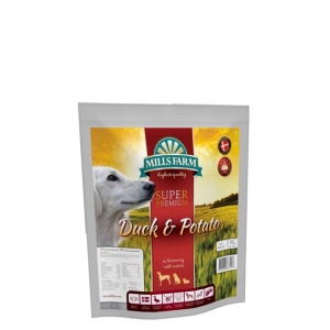 MILLS FARM DUCK & POTATO 2 kg - Karma Super Premium w 100% bez zbóż na bazie kaczki i ziemniaków, dla psów dorosłych